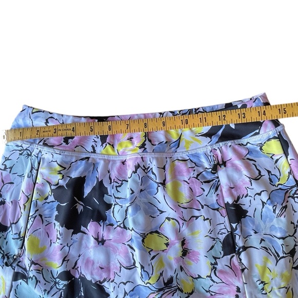 Ralph Lauren Sport Floral Golf Skirt Skort, Black / Pink / Blue / Yellow - Picture 7 of 7